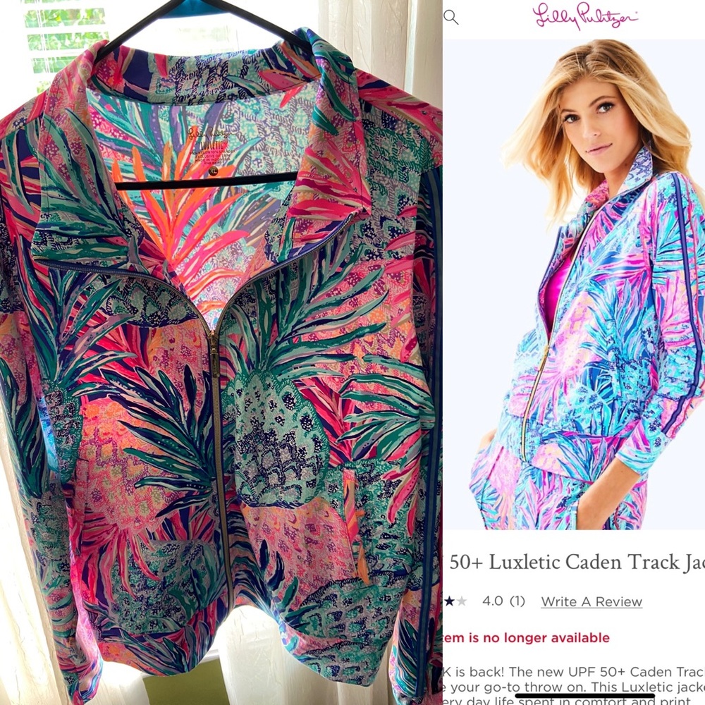 Lilly Pulitzer Luxletic Caden Track Jacket